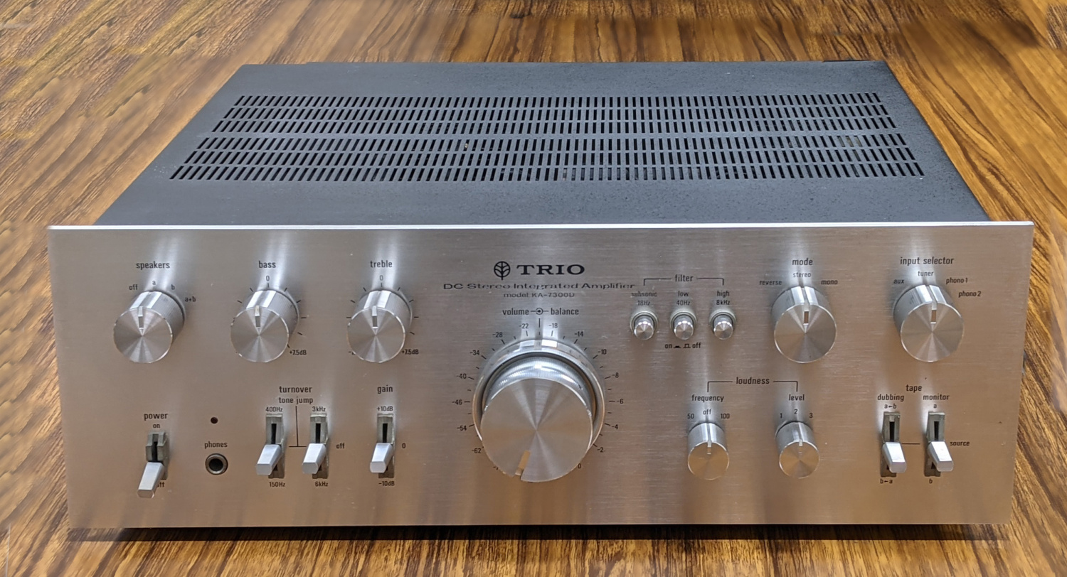 TRIO Premain Amplifier KA-7300D 修理